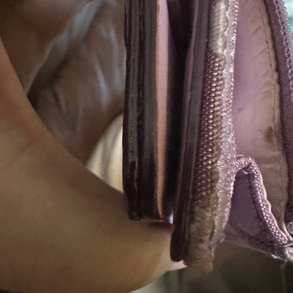 Coach Grammercy Pop Art Purple Mini Wallet - Picture 9 of 9